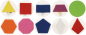 Preview: EVA-Stempel ""Geometrie"" 10tlg.""