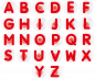Preview: Moosgummi-Stempel ""Großbuchstaben""