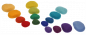 Preview: Regenbogen Flußsteine Filz