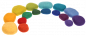 Preview: Regenbogen Flußsteine Filz