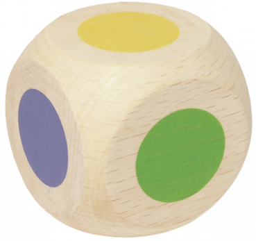 Spielwürfel ""Farben"", 1 Stück""
