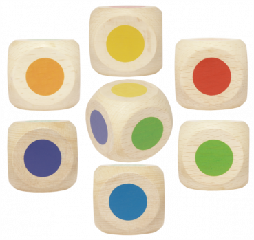 Spielwürfel ""Farben"", 1 Stück""