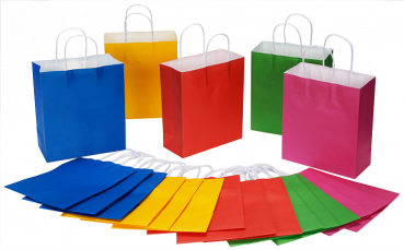 Papiertüte bunt klein, 1 Set