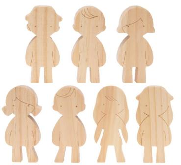 Holzfiguren Kinder