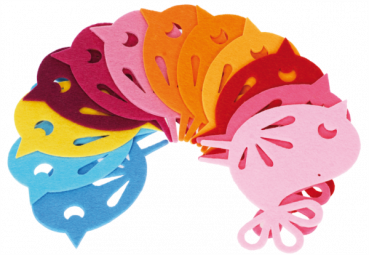 filzanhaenger-regenbogen-voegelchen-12teile