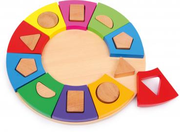 Steckpuzzle Formen Kreis