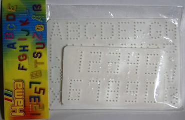 Hama - Stiftplatten Buchstaben & Zahlen