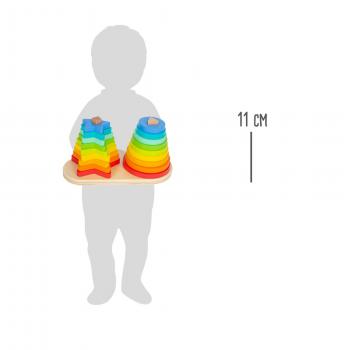 Steckspiel Regenbogen