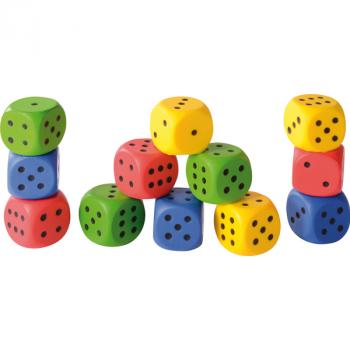 Knautschwürfel 4 cm 12er Setv (1 Stück = 1,00€)