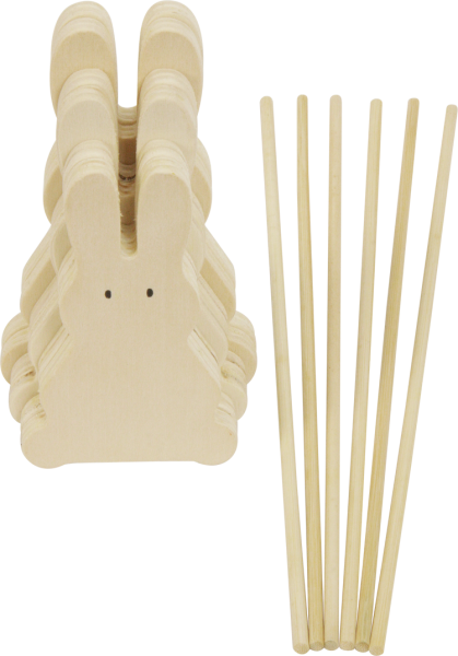 Holzstecker Häschengang
