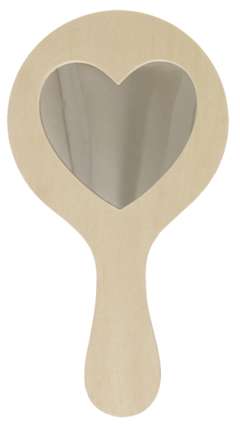 Handspiegel-Herz-zum-Basteln