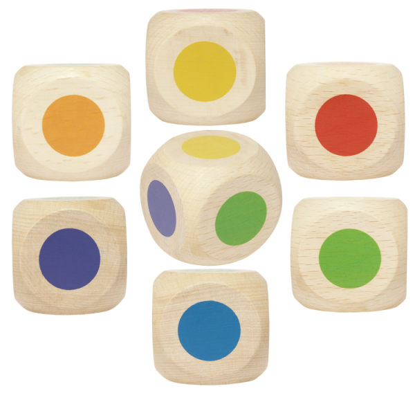Spielwürfel ""Farben"", 1 Stück""