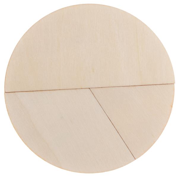 Holzformen Bruchrechnen-Set