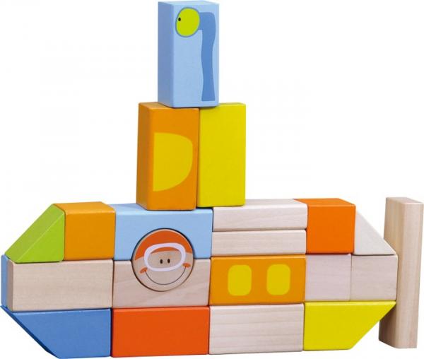 Holzbausteine Unterwasserwelt