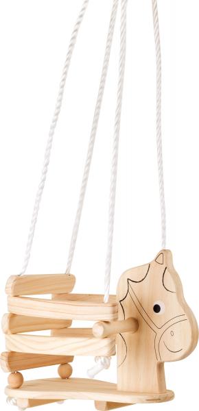 Kinderschaukel aus Holz Pferd