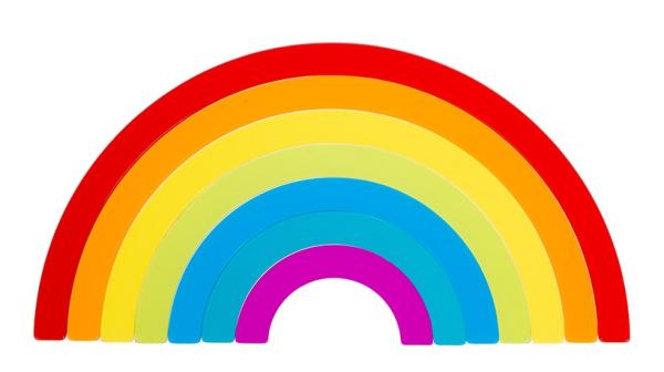 Acrylformen Regenbogenwelt 14Teile