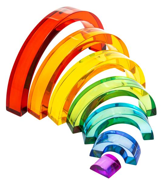 acryl-regenbogen-7teile