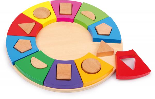 Steckpuzzle Formen Kreis