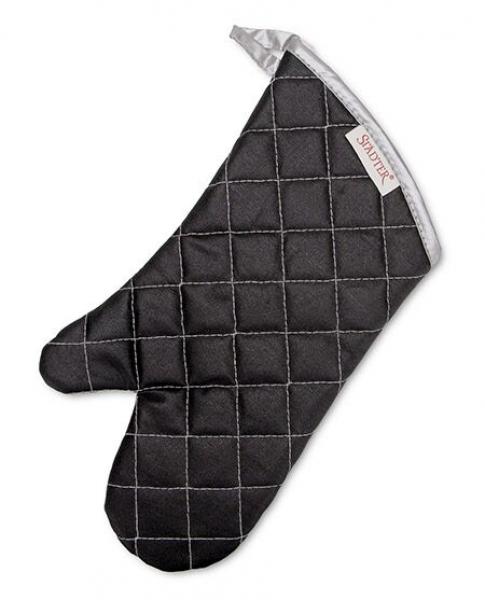 Backhandschuh schwarz, 36,5cm, einzeln, hitzebeständig bis 220°C