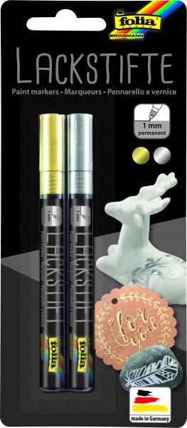 Lackstifte gold und silber