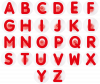 Moosgummi-Stempel ""Großbuchstaben - Rot"", 26 Teile""