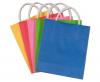 Bunte Papiertüten 7 Stück aus Kraftpapier